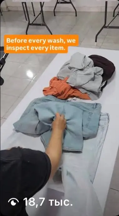 TRAST Laundry inspection before every wash Instagram preview
